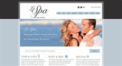 Desktop Screenshot of lespahiltonhead.com
